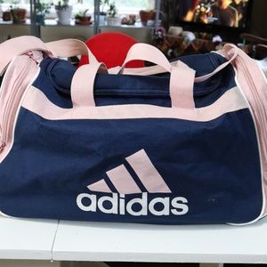 Pink and Blue Adidas Trainer Bag